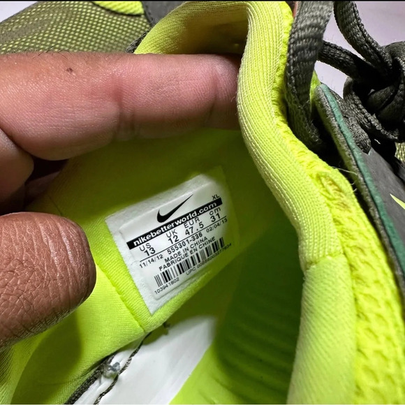 Nike Mens Solarsoft Moccasin 555301-336 Green Running Shoes Size 13 (295 Box 33) - Picture 7 of 9